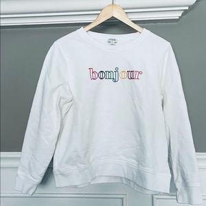 J. Crew sweatshirt L - like new
